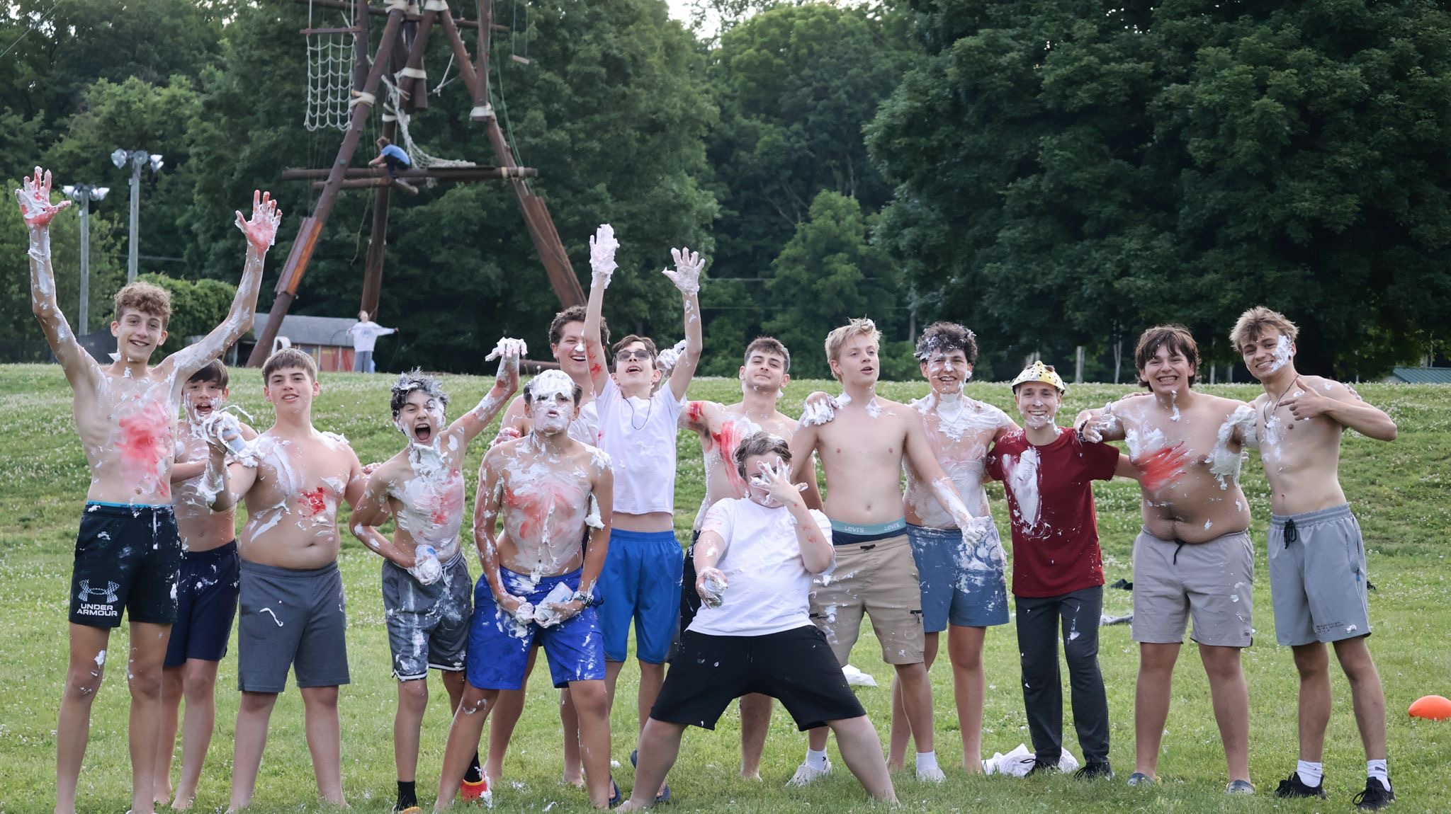Ofir with campers