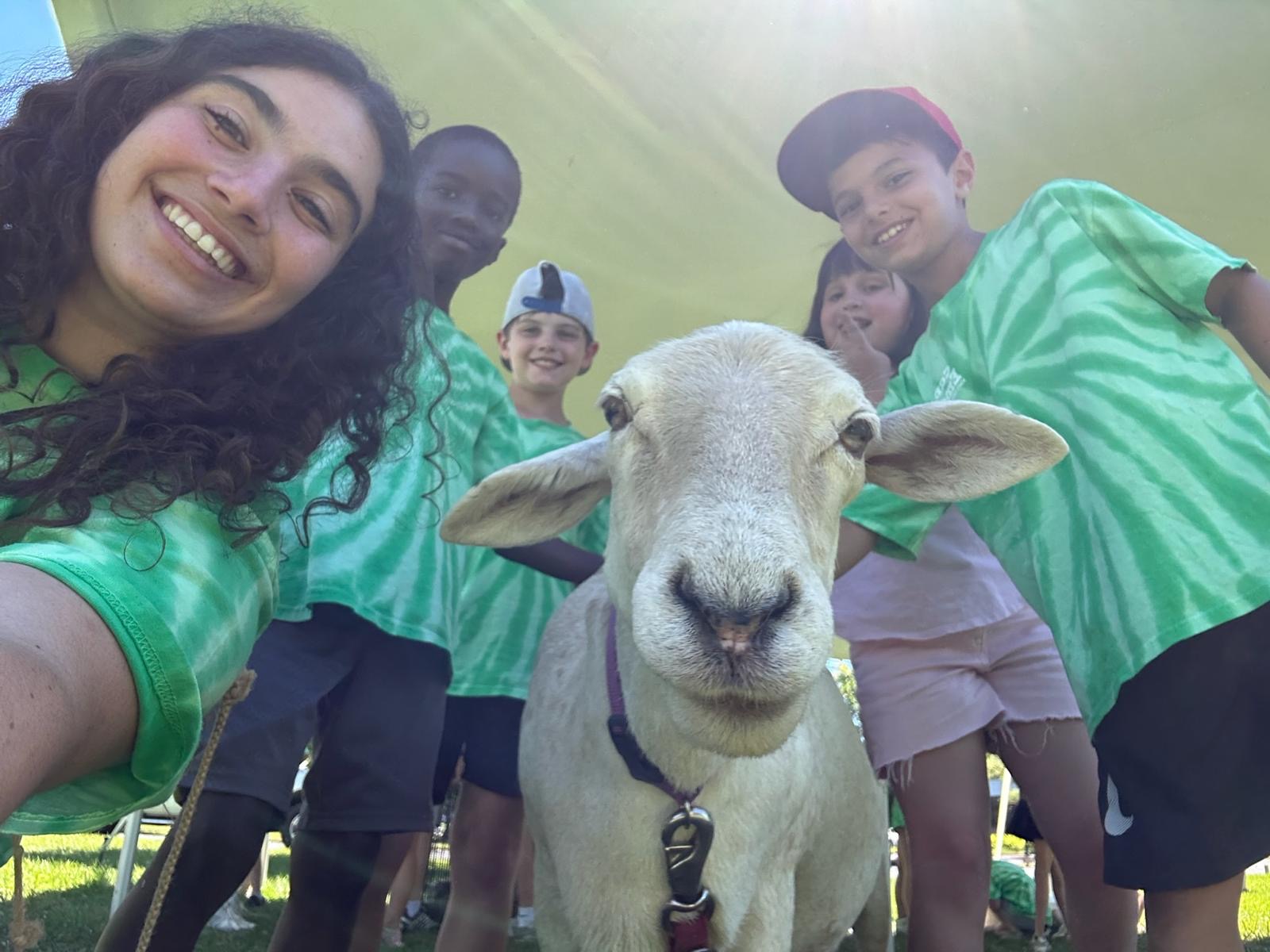 Naomi with campers